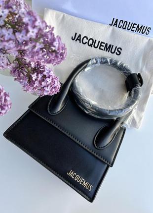 Стильная женская сумка из натуральной кожи jacquemus