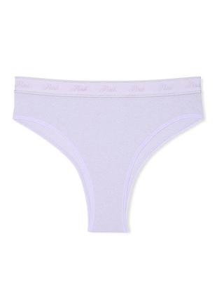 Трусики сиреневые хлопковые бразилиана оригинал victoria’s secret pink