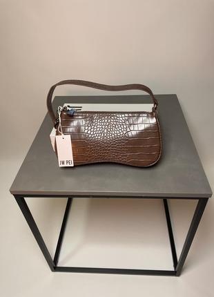 Сумка jw pei eva shoulder handbag - brown croс