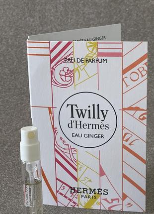 Hermès twilly d’hermès eau ginger edp 2.0 ml оригінал
