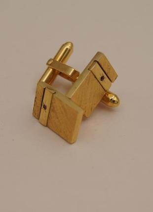 Запонки вінтаж christian dior t-link під золото // скриня зі скарбами