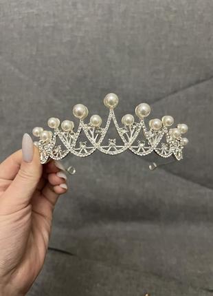Тиара, диадема, диадема, корона, украшение, украшение, серебро, тиара