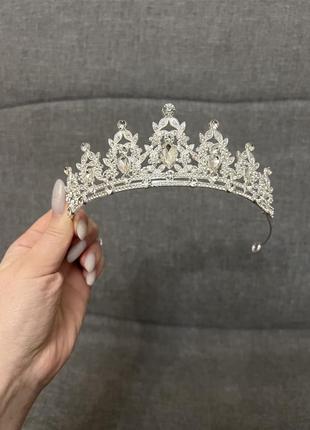 Тиара, диадема, диадема, корона, украшение, украшение, серебро, тиара