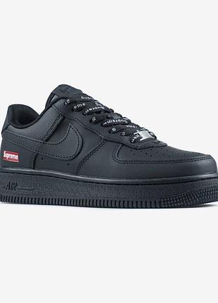 Кросівки nike air force 1 low supreme black 7