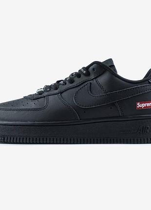 Кросівки nike air force 1 low supreme black 8