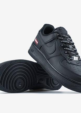 Кросівки nike air force 1 low supreme black 5