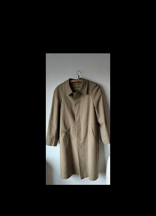 Вінтажний чоловічий плащ m-l confection на відстібному утепленні