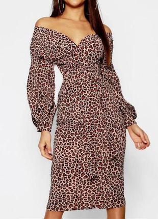 Распродажа платье boohoo меди на запах