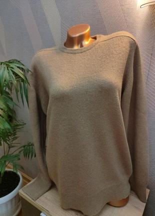 Гарний вовняний джемпер колір camel