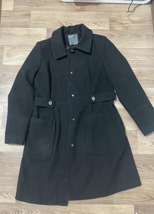 Пальто черное