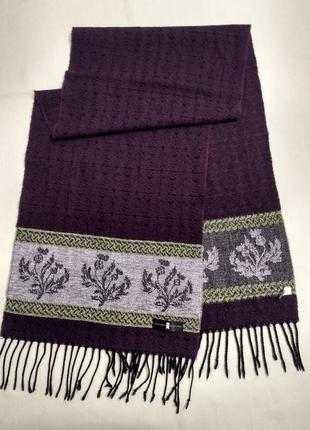 1+1=3 шарф historic scotland  жакардова шаль накидка