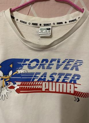 Футболка «puma”+ «sonic”