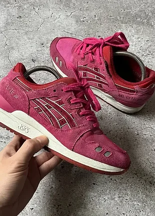 Кросівки asics gel lyte 3 pink sports running sneakers