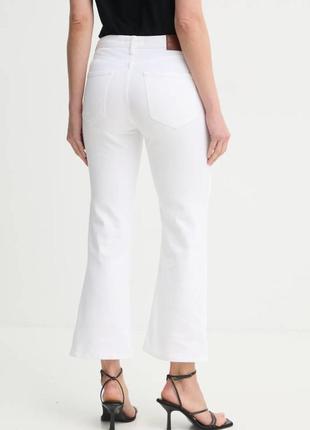 Джинсы zara высокая посадка, укороченные