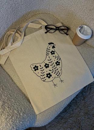 Эко сумка, эко шоппер, шоппер, ручная роспись