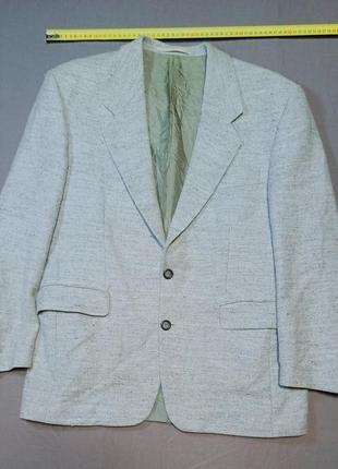 Плечі 50 см  wool&silk піджак  на size 50