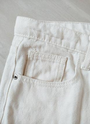 Джинсы белые 6