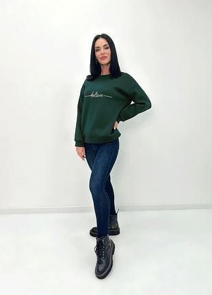 Женский свитшот на флисе💞8 фото