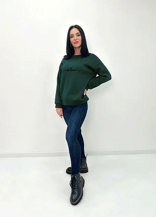 Женский свитшот на флисе💞9 фото