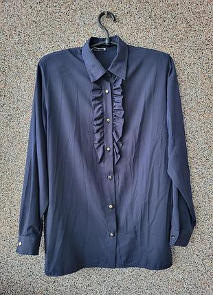 Винтажная женская рубашка блузка блуза