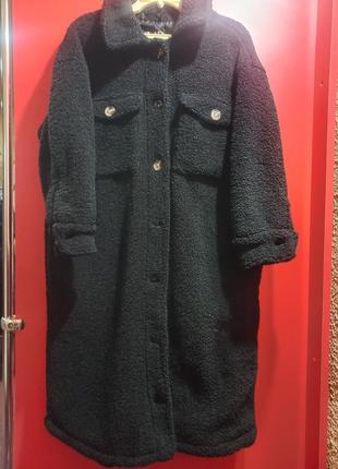 Шубка тедди оверсайз answear lab