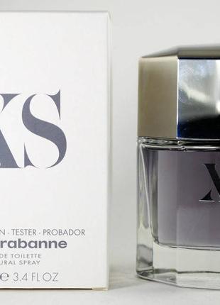 Оригінал paco rabanne xs pour homme 100 ml tester туалетна вода