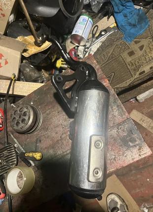 Глушник оригінал б/у хонда діо 34/35  honda dio