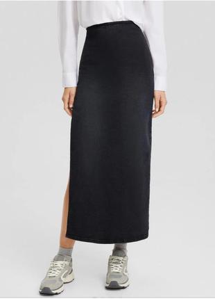 Спідниця максі з розрізом bershka