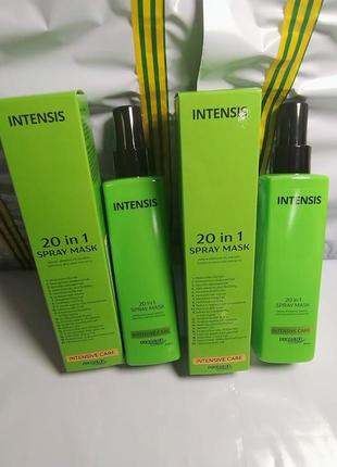 Восстанавливающий спрей маска для волос 20 в 1 intensis prosalon 20 in 1 spray mask intensive care