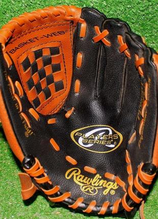 Детская перчатка для бейсбола rawlings, ловушка для бейсбола левая