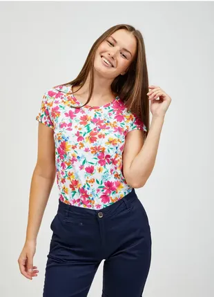 Футболка з квітковим принтом  orsay, р.50
