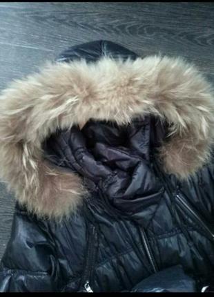 Тёплая дутая стеганая куртка размер с3 фото