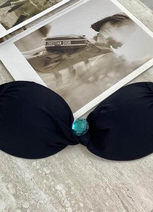 Victoria’s secret крутий чорний верх від купальника (без шлейок)