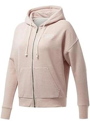 Кофта на замке олимпийка худи reebok