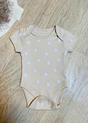 Детские боди-футболка для новорожденной девочки 50 см( 3,4 кг) primark