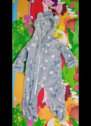 Комбинезон махровый 3-6-9 мес