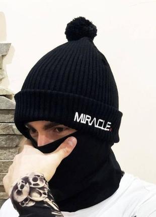 Шапка miracle knitwear чорна