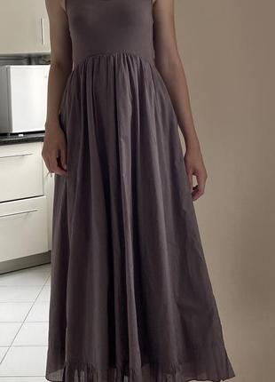 Стильное платье италия новое с биркой длинное модное вечернее нарядное сарафан скидки недорого майка