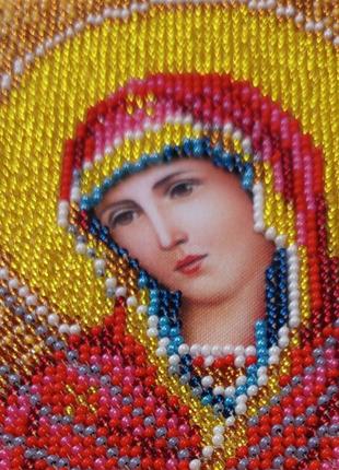 Икона семистрельная вышитая бисером