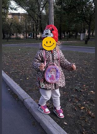 Куртка и шапка для девочки дисней 2