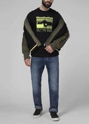 Чоловічі джинси d-macs straight pantaloni stretch  diesel італія