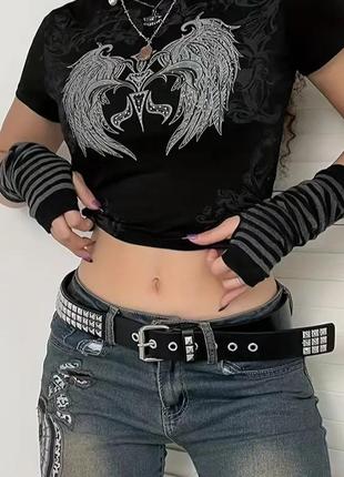 Ремень панк с металлическими пирамидками 9900 черный пояс с квадратами шипы металл...