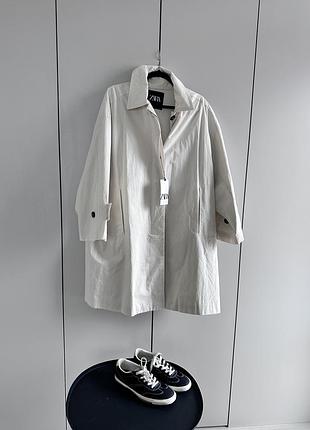 Куртка плащ zara