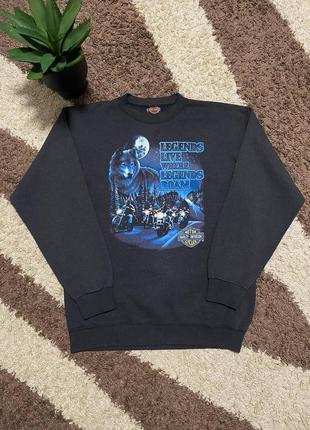 Світшот вінтажний чоловічий harley davidson 90s