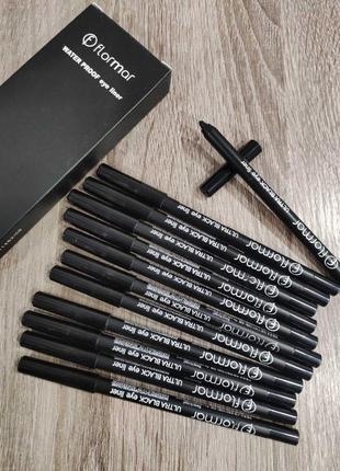 🌿черные карандаши для глаз flormar.