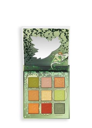 Makeup revolution x dc poison ivy botanical beauty palette палетка теней ядовитый плющ революшн зеленые коричневые цвета
