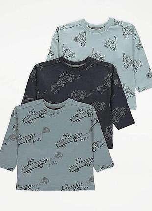 Реглан лонгслив george на мальчика 2-3 года 92-98 см топ кофта джордж
