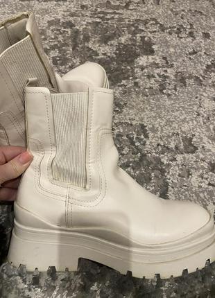 Сапоги stradivarius р.40 стелька 25,5-26см демисезон