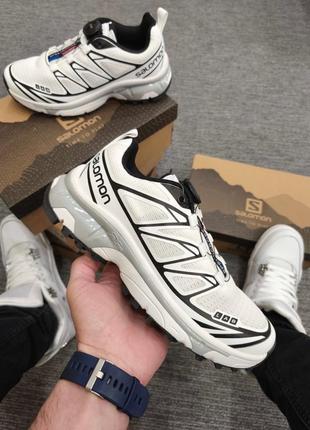 Кроссовки salomon lab xt-6 white black