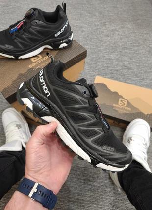 Кроссовки salomon lab xt-6 black white